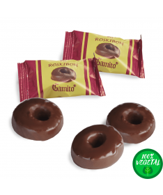 Rosco de canela y matalahúva bañado en chocolate