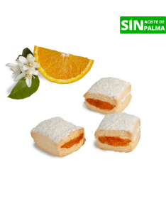 Cortadillo de hojaldre relleno de pasta de naranja
