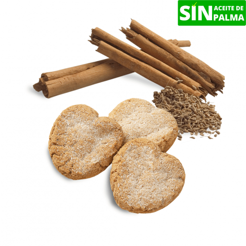 Deliciosas galletas con sabor a canela artesanal